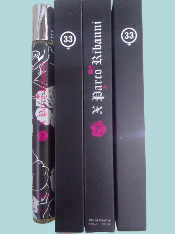 PERFUME. "X PARCO RIBANNI." FRAGANCE. PARA DAMAS.