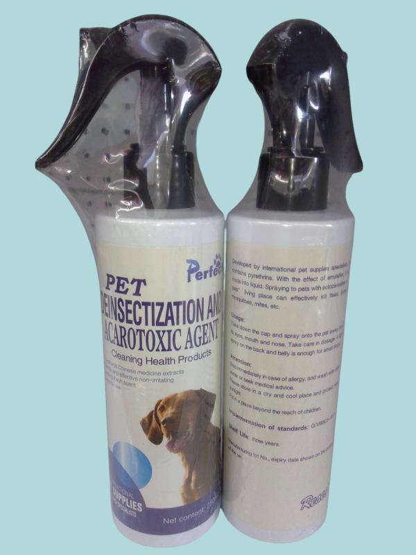 Spray antiparasitario. Para mascotas.