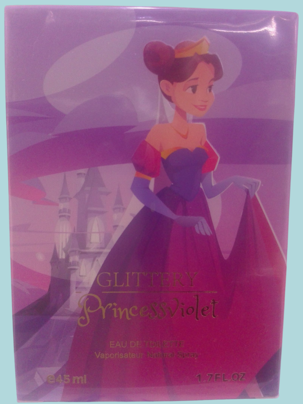 PERFUME. GLITTERY PRINCESS VIOLET. PARA NIÑAS. - Imagen 2