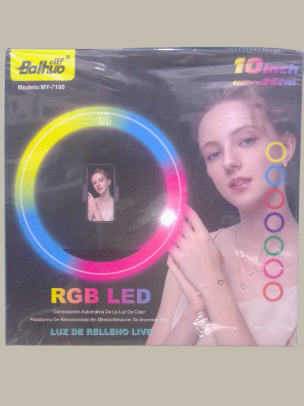 Luz led RGB circular.