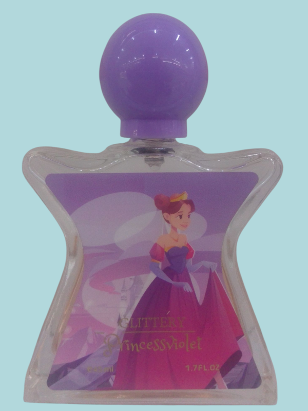 PERFUME. GLITTERY PRINCESS VIOLET. PARA NIÑAS.