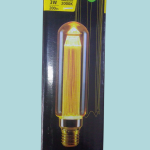 Luz led amarilla larga.