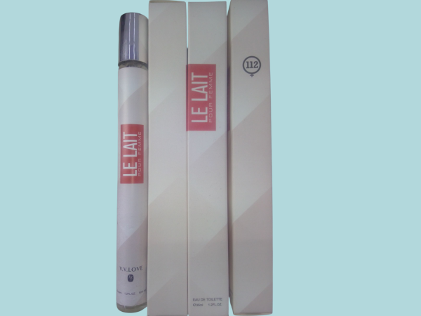 PERFUME. "LE LAIT." FRAGANCE PUOR FEMME.