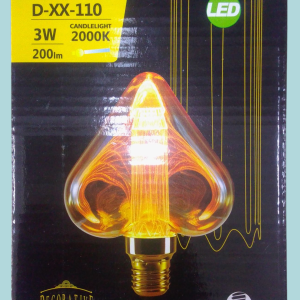 Bujías decorativas. Led.