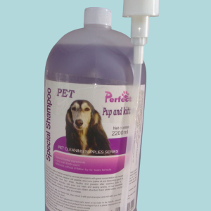 Champú para mascotas.