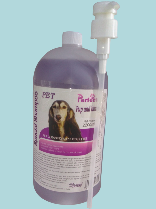 Champú para mascotas.