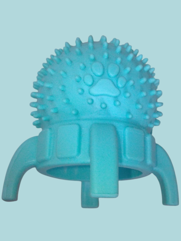 Mordedor juguete para morder de mascotas. Forma de nave.