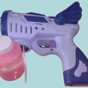 Pistola de burbujas.
