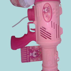 Pistola de burbujas.