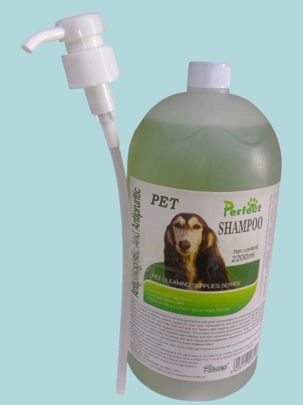 Champú para mascotas.