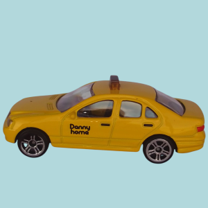 Taxi. Carrito de metal