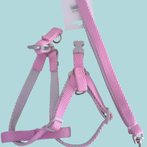 Pechera ajustable con su correa para pasear con su mascota.