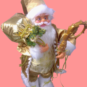 Santa Claus dorado.