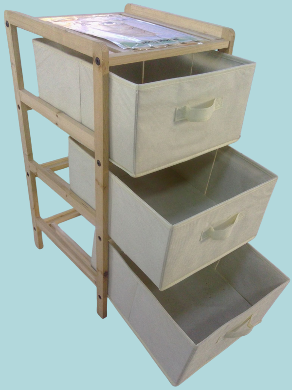 Mueble Organizador de 3 compartimiento. - Imagen 3