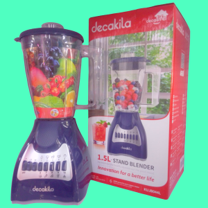 LICUADORA FRASCO DE PLÁSTICO. MARCA DECAKILA.