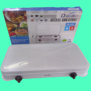 COCINA DE GAS 2 QUEMADORES. MARCA D. WORLD.