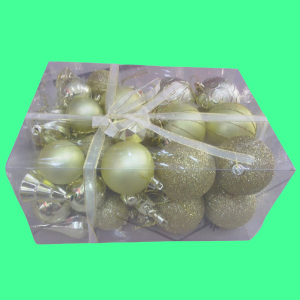 PAQUETE DE ADORNOS NAVIDEÑOS.