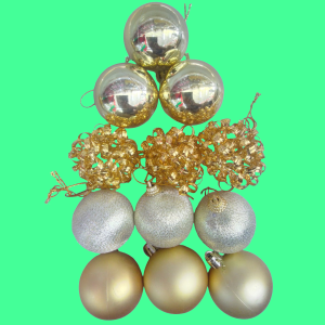 SET DE ESFERAS ADORNOS.