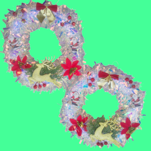 ARO. CORONAS GUIRNALDAS NAVIDEÑAS.