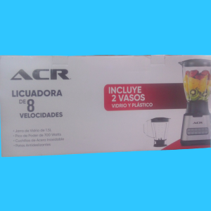 LICUADORA 8 VELOCIDADES. MARCA. ACR.