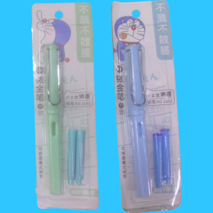 PLUMA DE FUENTE. DORAEMON.