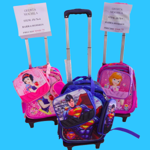 MOCHILAS ESCOLAR DE CARRITO.