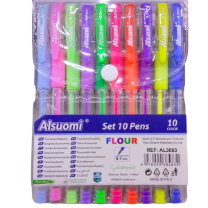 SET DE BOLÍGRAFOS. MARCA ALSUOMI