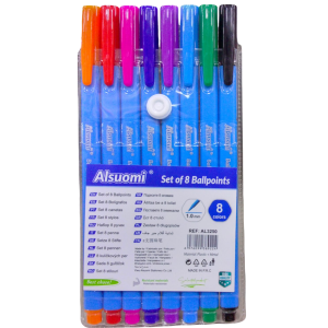 SET DE BOLÍGRAFOS ESCOLARES. MARCA ALSUOMI.