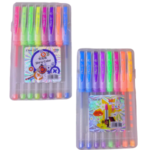 SET DE COLORES FLUORESCENTES.