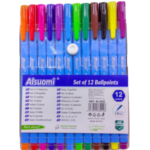 SET DE BOLÍGRAFOS ESCOLARES. MARCA ALSUOMI.