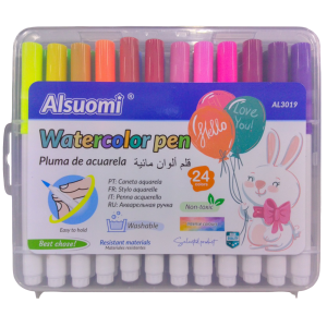 SET DE ACUARELAS DE 24 COLORES.