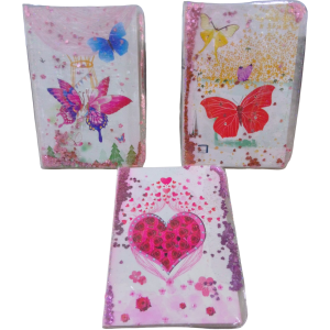 CUADERNOS DE PORTADA ESCARCHADA.