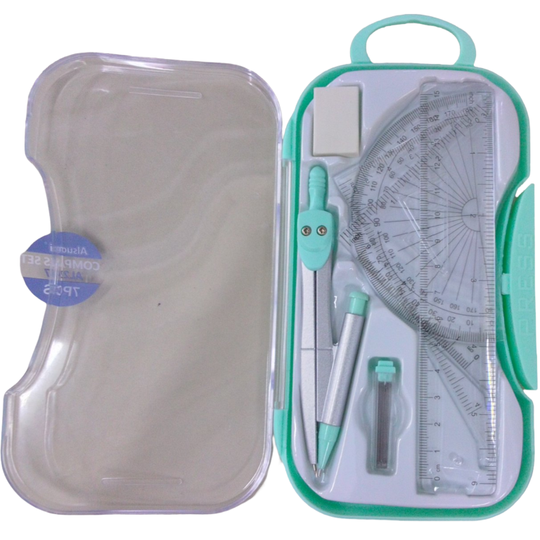 ESTUCHE COMPLETO DE GEOMETRÍA.