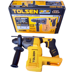 Martillo rotatorio inalámbrico. Marca TOLSEN.