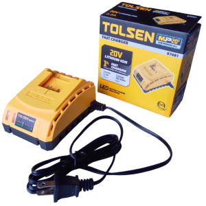 Cargador para baterias. Marca TOLSEN.