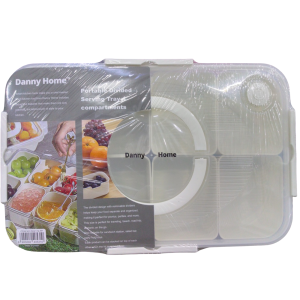 Bandeja con compartimiento. Marca DANNY HOME.