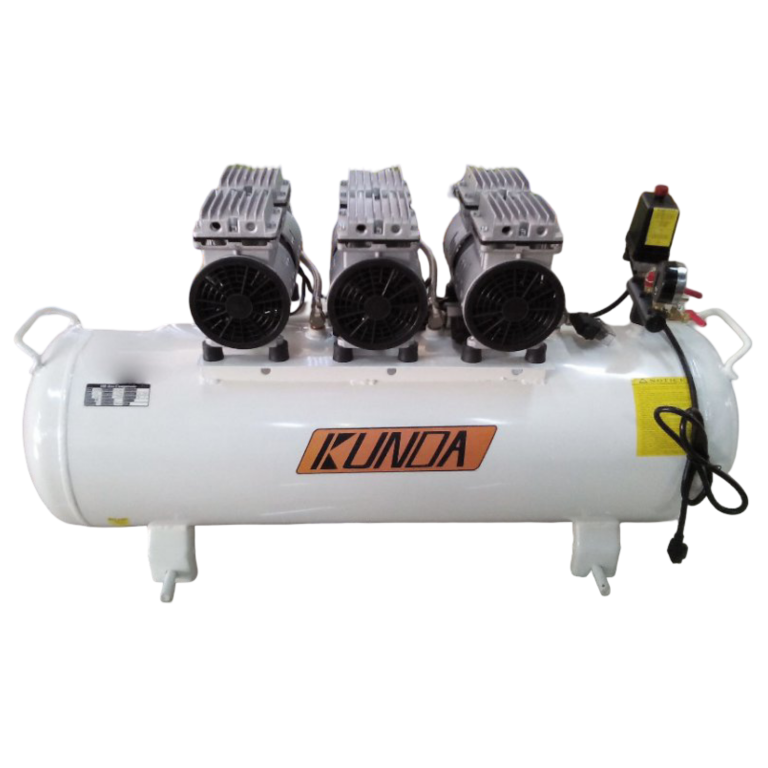 Compresor de aire de 3 motores. Marca KUNDA.