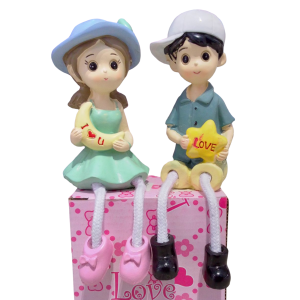 Adornos de decoración pareja de novios.