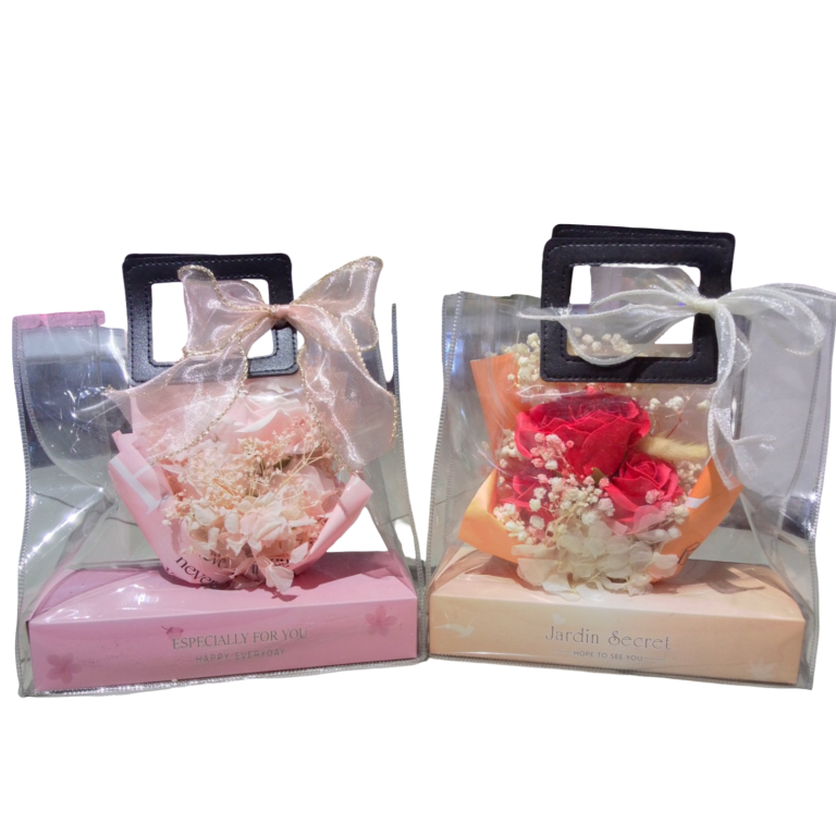 Bolsito de regalo con rosas. Especially for you.