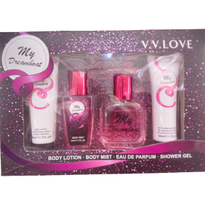 Set de loción y perfumes para damas. MY DREAMBOAT.