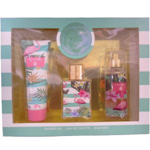 Set loción y perfume para damas. V.V. LOVE.