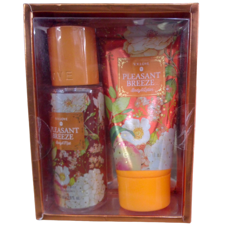 Set de loción y perfume para damas. PLEASANT BREEZE.