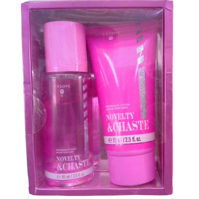 Set de loción y perfumes para damas. NOVELTY & CHASTE.