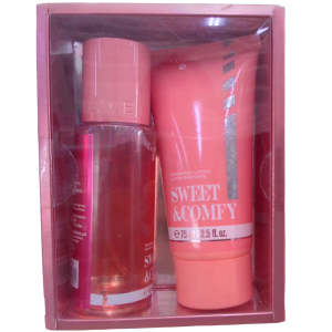 Set de loción y perfume para damas. SWEET & CONFY.