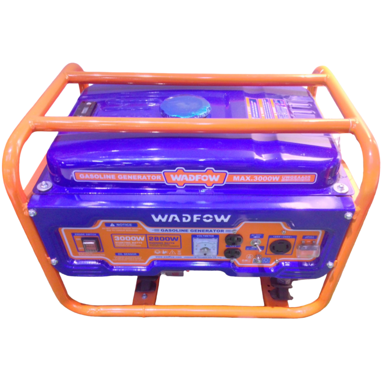 Generador eléctrico de gasolina. Marca WADFOW.