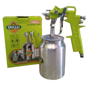 Pistola para pintar con frasco de metal. Marca DYLLU.
