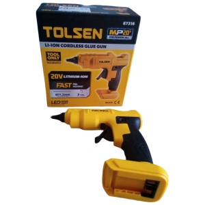 Pistola de silicona. Marca TOLSEN.