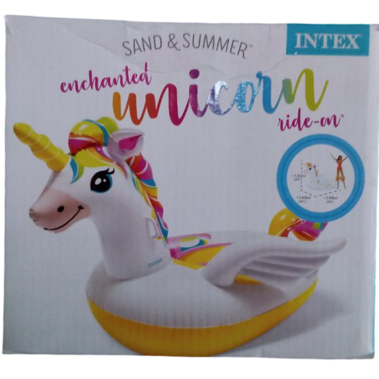 Flotador inflable para niñas. Marca INTEX.