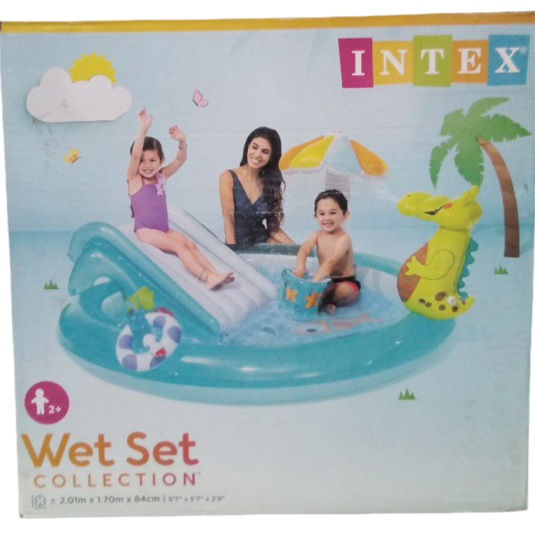 Piscina redonda de aire. Marca INTEX.