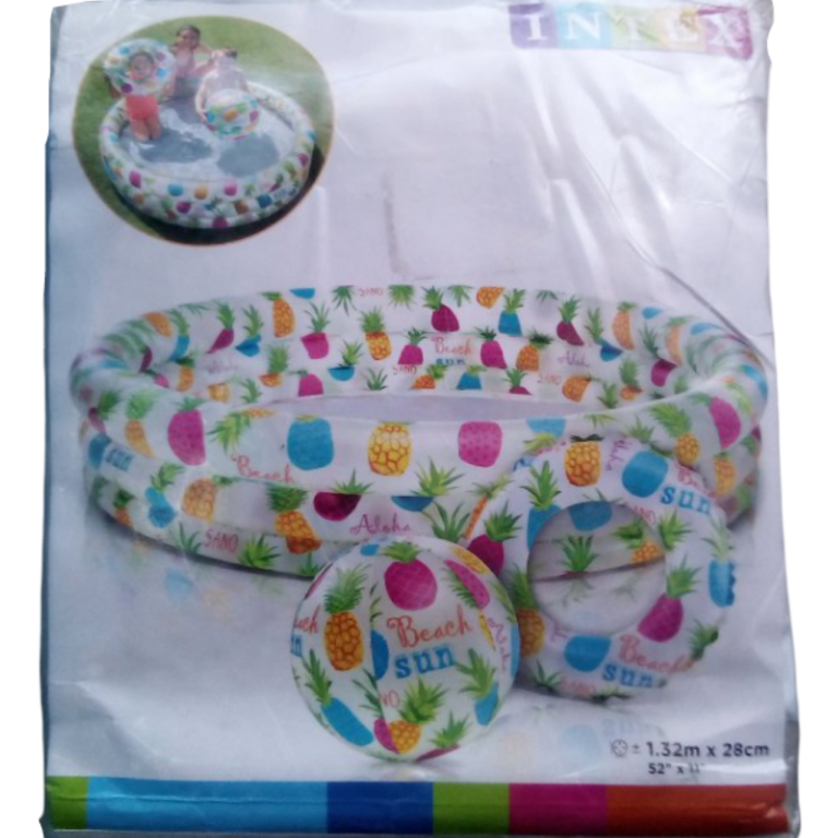 Piscina redonda de aire. Marca INTEX.